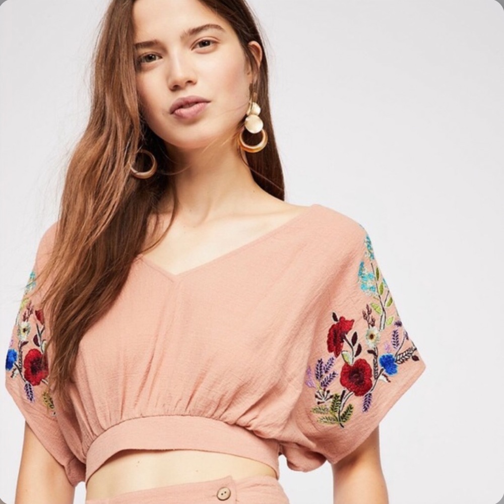 Free People Sunny Stroll CROP TOP ONLY!